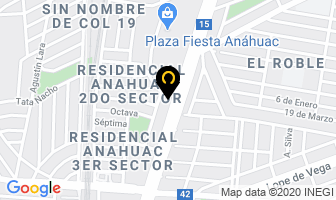 Mapa de Serna No. 1 en San Nicolás de los Garza