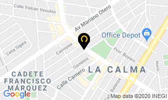 Mapa de Servi Eventos La Calma en Ciudad de Mexico