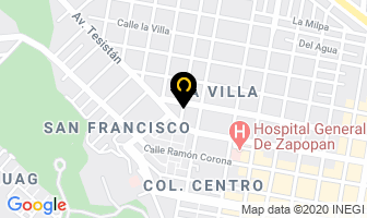 Mapa de Servicio Autoelectrico en Zapopan