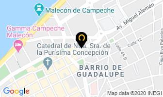 Mapa de Servicio Automotriz  Avenida en Campeche