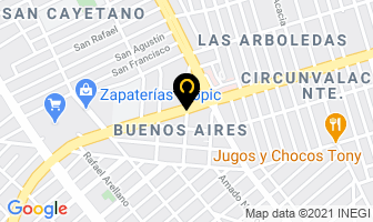 Mapa de Servicio Automotriz De Autos Alemanes en Aguascalientes