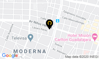 Mapa de Servicio Automotriz Gomez en Guadalajara