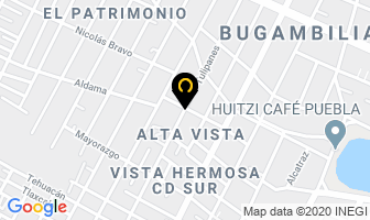 Mapa de Servicio De Gruas De Arrastre En Puebla en Puebla