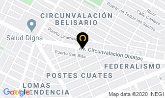 Mapa de Servicio De La Cruz en Guadalajara