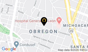 Mapa de Servicio Dental Madrigal en León