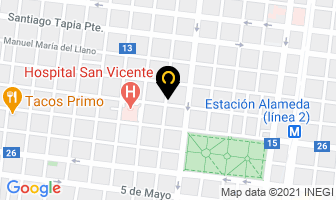 Mapa de Servicio Integral De Seguridad S.a. De C.v. en Monterrey