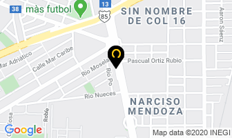 Mapa de Servicios Electricos Industriales en Monterrey