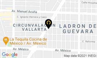 Mapa de Servicios Electronicos Gopa en Guadalajara