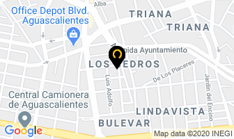 Mapa de Servicios Jurídicos Alianza S.c. en Aguascalientes