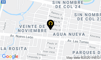 Mapa de Servicios Para Eventos F.g. en Monterrey