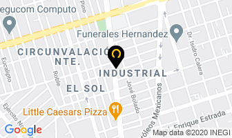 Mapa de Servicios Y Mantenimiento Industrial en Aguascalientes