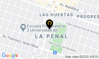 Mapa de Servicos De Salud Jalisco en Guadalajara