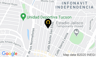 Mapa de Servieventos De Occidente en Guadalajara