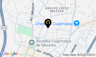 Mapa de Servitec en Cuajimalpa de Morelos