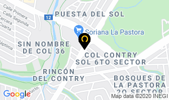 Mapa de Set Producciones en Guadalupe