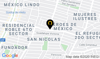 Mapa de Seven Eleven en San Nicolás de los Garza