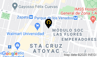 Mapa de Sistemas Integrales Computarizados S.a. De C.v. en Ciudad de Mexico