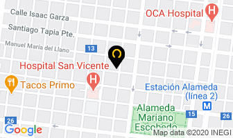 Mapa de Smile Music en Monterrey