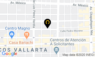 Mapa de Sociales Originales en Guadalajara
