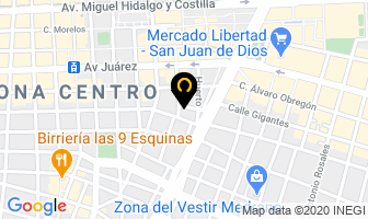 Mapa de Spin, S.a. De C.v. en Guadalajara