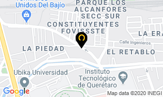 Mapa de Spin, S.a. De C.v. en Santiago De Querétaro