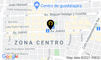 Mapa de Subway en Guadalajara