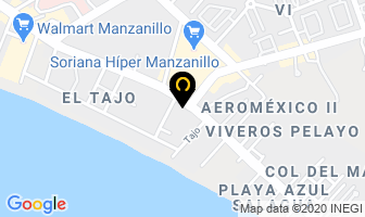 Mapa de Suites Y Hotel Santa Barbara en Manzanillo
