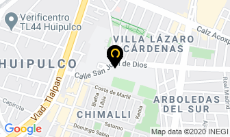 Mapa de Suministros Deportivos Campos en Ciudad de Mexico