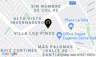 Mapa de Super Salads en Monterrey