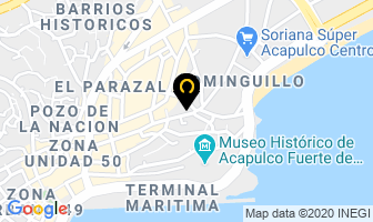 Mapa de Surf Sign en Acapulco de Juárez