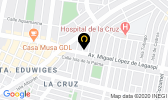 Mapa de Sushi Unagi en Guadalajara