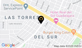 Mapa de Suspensiones De Occidente S.a. en Guadalajara