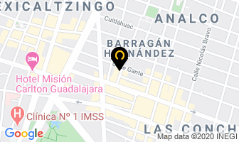 Mapa de S.u.t.e.j. en Guadalajara