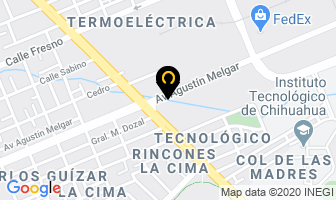 Mapa de T-Mc Sand Blasting S.a. De C.v. en Chihuahua
