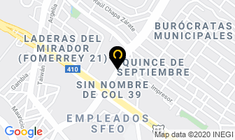 Mapa de Tableros Selectos Alce, S.a. De C.v. en Monterrey