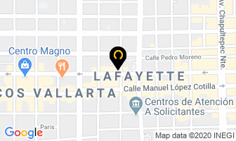Mapa de Taco Fish La Paz en Guadalajara