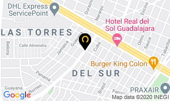 Mapa de Taller Automotriz Barragan en Guadalajara