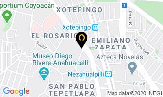 Mapa de Taller Automotriz Performance Coyoacán en Ciudad de Mexico
