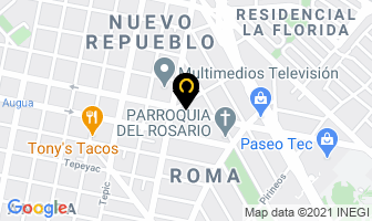 Mapa de Tamales Tia Chole en Monterrey