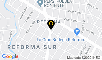 Mapa de Tapiceria Guzmán Puebla en Puebla