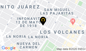 Mapa de Taqueria El Mexicano en Puebla