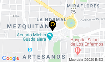 Mapa de Taquizas Sabrosas en Guadalajara