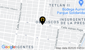 Mapa de Techos Y Transformaciones Metálicas en Guadalajara