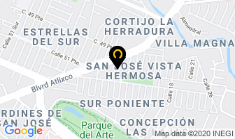 Mapa de Tecno Blinds Shop Puebla en Puebla