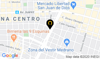 Mapa de Tecno Herrajes Azteca, S.a. De C.v. en Guadalajara