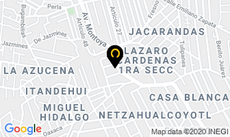 Mapa de Tecnoherramientas Y Servicios Industriales en Oaxaca de Juárez