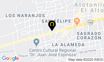 Mapa de Tequila 7 Leguas en Atotonilco el Alto