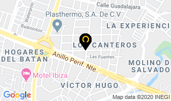 Mapa de Tequilera Newton E Hijos, S.a. De C.v. en Zapopan