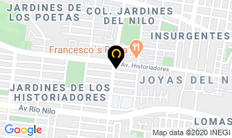 Mapa de Terraza Jardin Lizbeth en Guadalajara