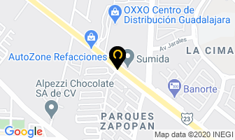 Mapa de Terrazo De Occidente en Zapopan